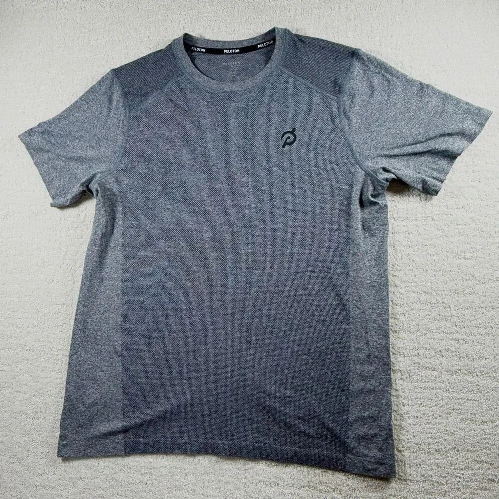 Peloton Seamless Short Sleeve Athletic T Shirt in Dark Gray - US Men’s XL